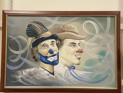 Large framed original - original, oil
