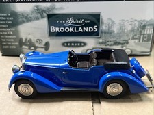 MALCOLM CAMPBELL’S BENTLEY 4.25 BROOKLANDS 1/43 WHITE METAL CAR BY MILESTONE