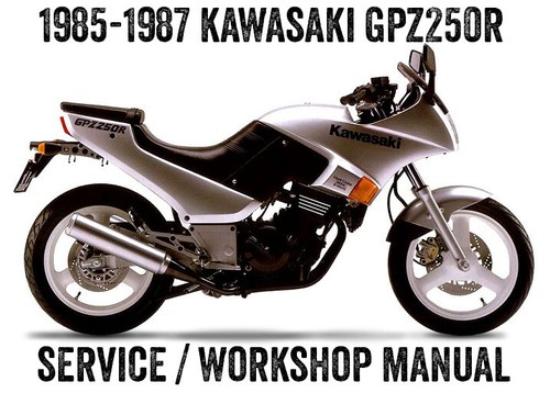 1985 1987 kawasaki gpz250r - kawasaki,