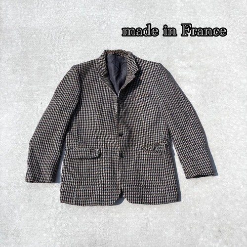 Harris tweed wool houndstooth - tweed,
