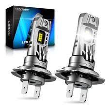 NOVSIGHT 20000LM H7 LED Headlight Bulbs Kit High Low Beam 6500K 90W Super White