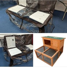 Two Tier Rabbit Hutch and Run COVER - Hutch not included