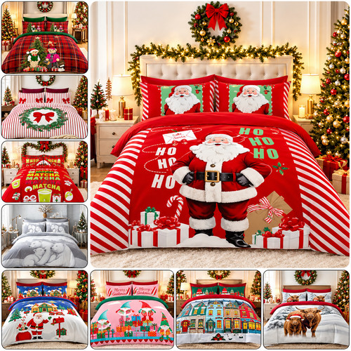 Christmas duvet cover set - christmas,