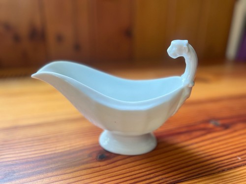 Antique white porcelain sauce - antique,