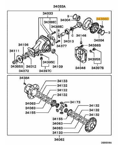 Bolt rear diff crown - rear, wheel