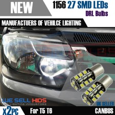 VW Transporter T5 T6 LED DRL BULBS Xenon White DAYTIME TIME RUNNING LIGHTS 2010+
