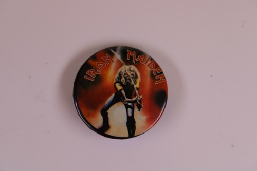 Iron maiden badge pin - maiden,