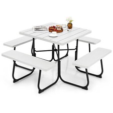 8 person Square Picnic Table