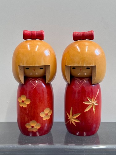 Pair japanese wooden - of,