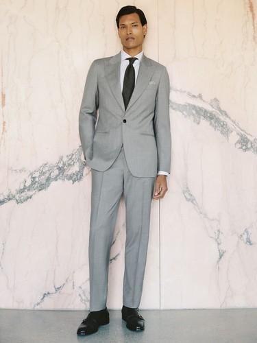 Reiss mens wool suit - wool,