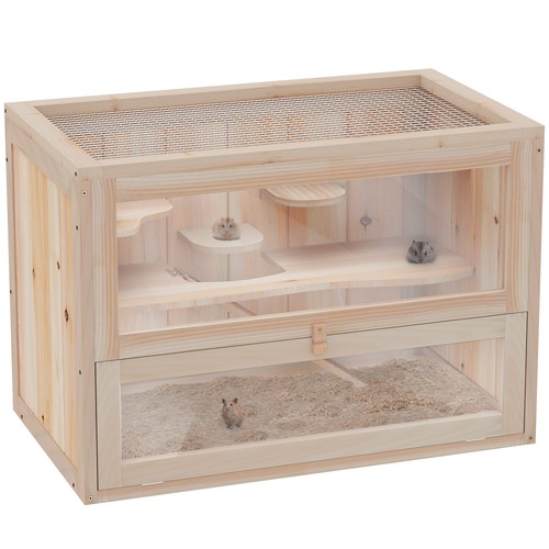 Pawhut levels wooden hamster - 2,