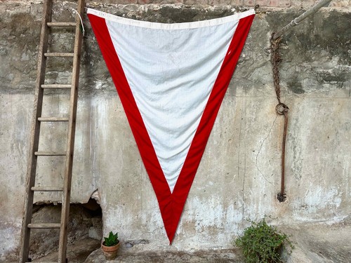 Vintage naval signal flag - signal,