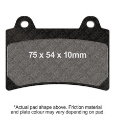 EBC Brakes Double-H Series Sintered Brake Pads For Yamaha FA123HH