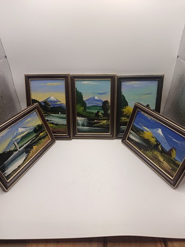 Vintage japanese miniature oil - vintage,