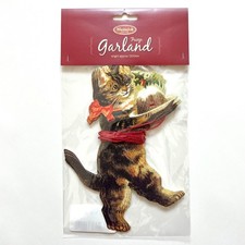 Christmas Garland Cat with