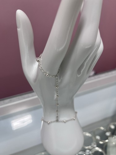 925 sterling silver beaded - silver,