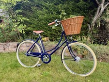 Pashley Britannia - Oxford Blue - Dutch-style Bike With Basket And Accessories