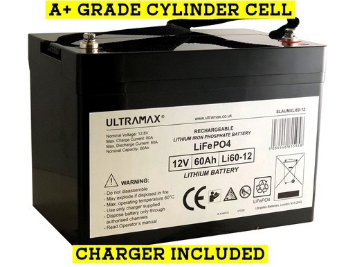 12v 60ah lifepo4 battery for - 60ah,