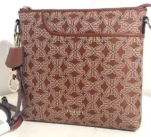 Radley brown jacquard leather - radley,