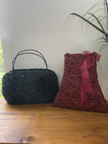 Christmas handbag decorations - handbag,