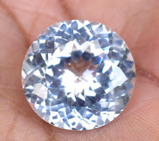 Natural White Sapphire 23.70 Ct Round Extremely Rare Gemstone