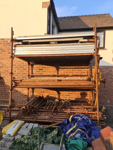 Kwik stage scaffolding used - stage,