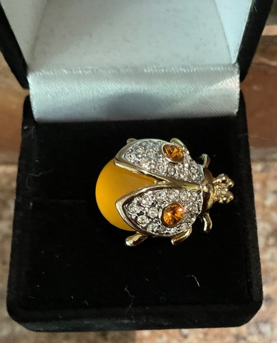 Vintage gold tone - gold-tone, beetle