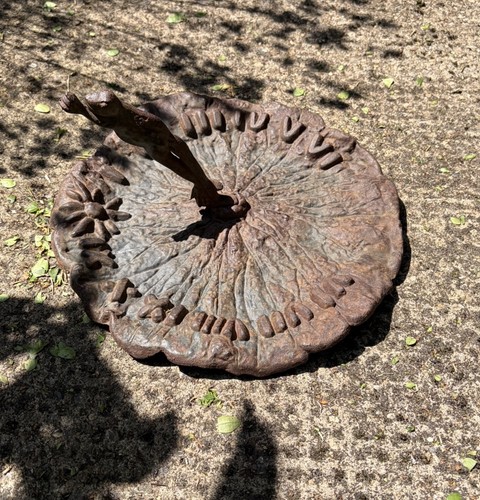 Vintage cast iron sun - cast,