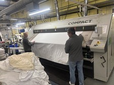 Girbau Compact, Industrial Ironer With Folder Crossfolder, Stacker 2016 Laundry