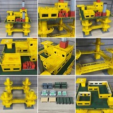 LARGE PAINTED OIL RIG BUILDING