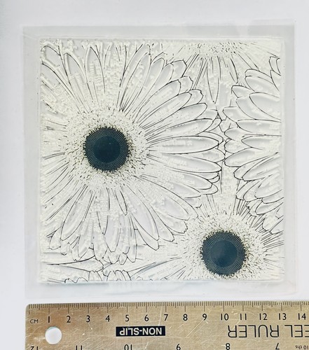 Clear rubber stamps flower - rubber,
