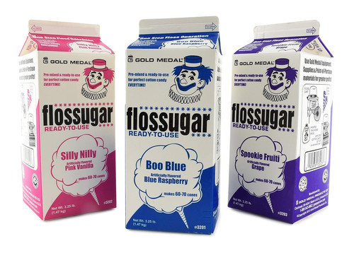 Cotton candy floss sugar blue - cotton,
