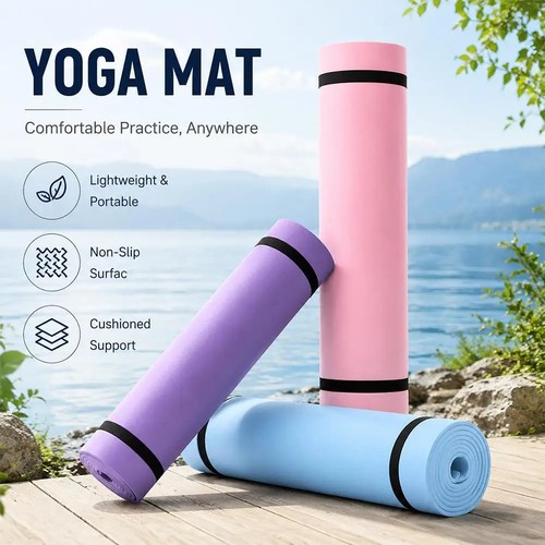 Yoga mat 15mm thick exercise - yoga,