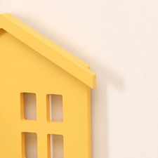 Yellow Wall Storage Shelves