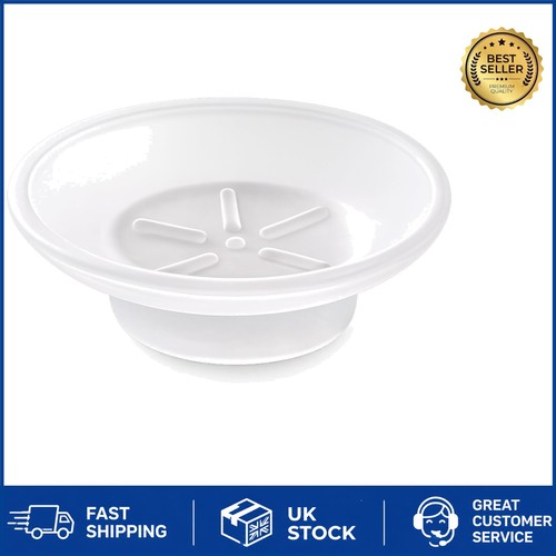 Frosted glass soap dish - frosted,