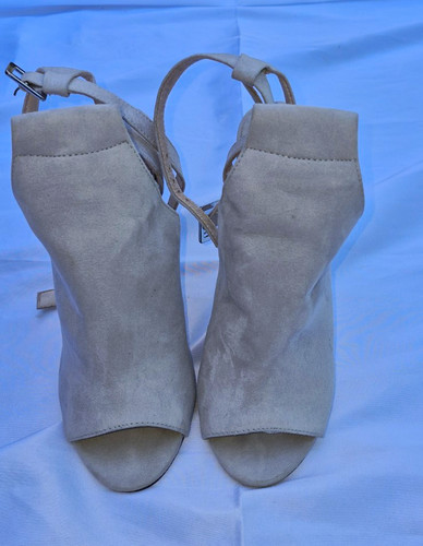 Faith beige suede peep toe - faith,