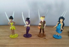 8 Disney Pixie Hollow Fairy Figures - 4 fairies are ok, 4 are broken