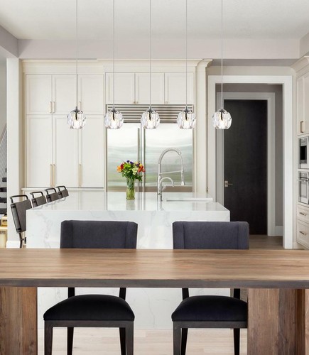 Crystal pendant chandelier - crystal,