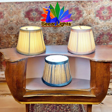 Candle Size Pleated Lampshades