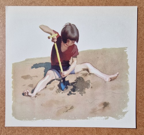 Dowd digging on the beach - dowd,