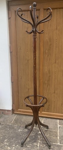 Antique bentwood hall stand - antique,