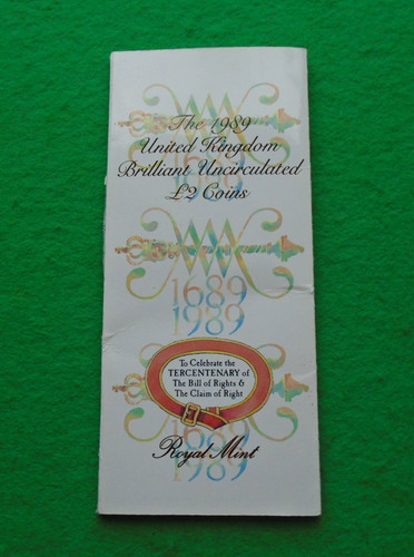 1989 royal mint tercentenary - 1989,