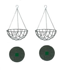 2 12 Inch Hanging Basket 30cm