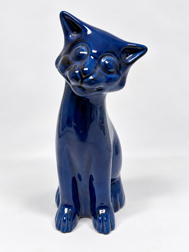Brannam barum pottery blue - h,