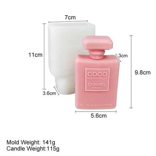 Candle molds pillar - 3d,