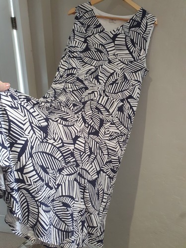 Vintage eastex navy blue white - blue,