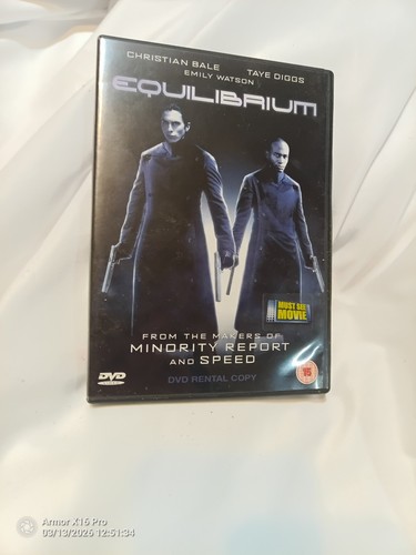 Equilibrium dvd 2002 christian - equilibrium,
