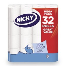 Nicky Soft Touch Toilet Tissue