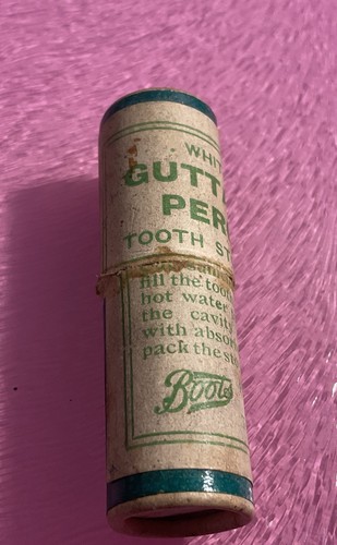 Old boots gutta percha tooth - gutta,