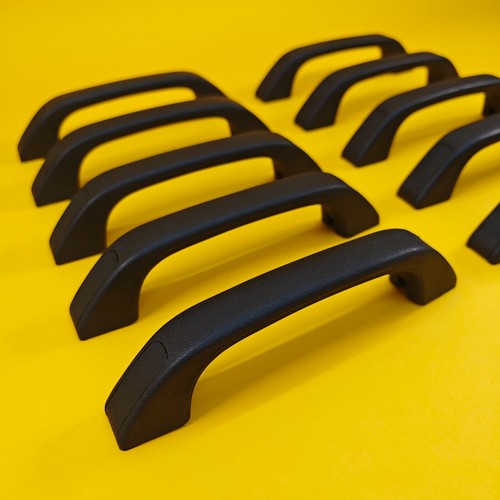 Door grab handle black plastic - black,